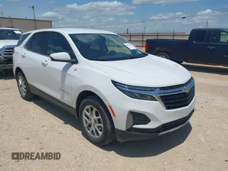 2024 Chevrolet Equinox LT z VIN 3GNAXKEG9RL323018, wystawiony jako IAAI lot #42521877 z przebiegiem 26 178 mil mil oraz . Historia ofert i sprzedaży dostępna na DreamBid. Obrazek 1.