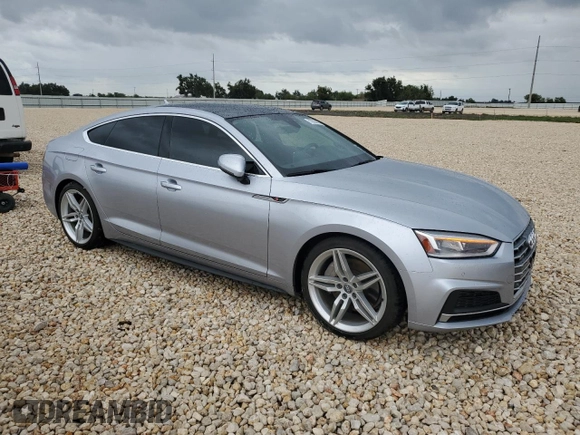 2018 Audi A5 Sportback Premium Plus with VIN WAUENCF59JA051095, listed as a Copart auction lot 73625583 with 66,170 mi miles. Bid and sale history available at carsss.com. Image 4.