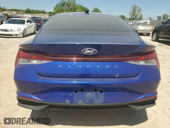 2023 Hyundai Elantra SEL with VIN KMHLS4AG6PU626354, listed as a Copart auction lot 52772775 with 48,737 mi miles and Salvage title. Bid and sale history available at DreamBid. Image 6.