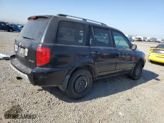 2005 Honda Pilot EX-L with VIN 2HKYF18565H550322, listed as a Copart auction lot 51981245 with 244,692 mi miles and Clean Title. Bid and sale history available at carsss.com. Image 3.
