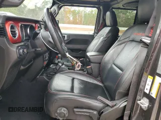 2018 Jeep Wrangler Unlimited Rubicon with VIN 1C4HJXFN9JW249214, listed as a Copart auction lot 42692175 with 161,157 mi miles and Salvage title. Bid and sale history available at DreamBid. Image 7.