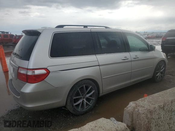 2007 Honda Odyssey Touring with VIN 5FNRL38837B047156, listed as a Copart auction lot 56165045 with 241,614 mi miles and Clean Title. Bid and sale history available at DreamBid. Image 3.