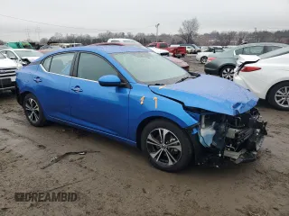 2021 Nissan Sentra SV with VIN 3N1AB8CV6MY272331, listed as a Copart auction lot 43249905 with 72,751 mi miles and Salvage Title. Bid and sale history available at carsss.com. Image 4.