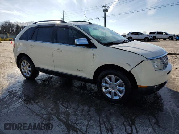 2008 Lincoln MKX with VIN 2LMDU68C68BJ20841, listed as a Copart auction lot 44564115 with 220,066 mi miles and Salvage Title. Bid and sale history available at DreamBid. Image 4.