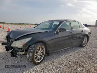 2008 Infiniti G35 Journey with VIN JNKBV61E08M219163, listed as a Copart auction lot 60111055 with 72,496 mi miles and Salvage title. Bid and sale history available at DreamBid. Image 1.