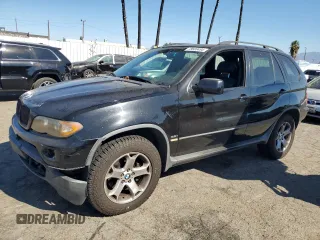 2004 BMW X5 3.0i with VIN 5UXFA135X4LU44087, listed as a Copart auction lot 78683484 with 184,510 mi miles and Salvage Title. Bid and sale history available at carsss.com. Image 1.
