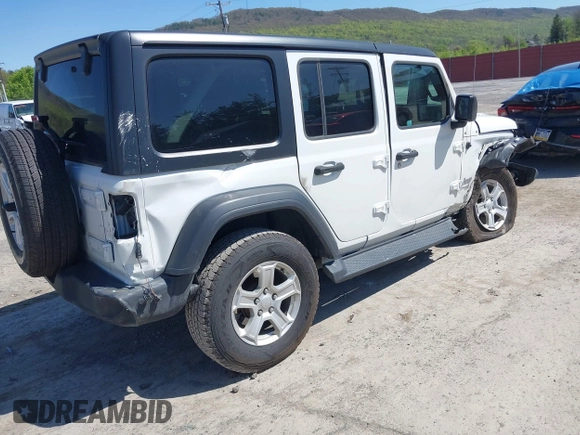 2020 Jeep Wrangler Unlimited Sport S с VIN 1C4HJXDN0LW204734, выставлен на аукционе IAAI как лот 42128859 с пробегом 92 017 миль миль и . История ставок и продаж доступна на DreamBid. Изображение 4.
