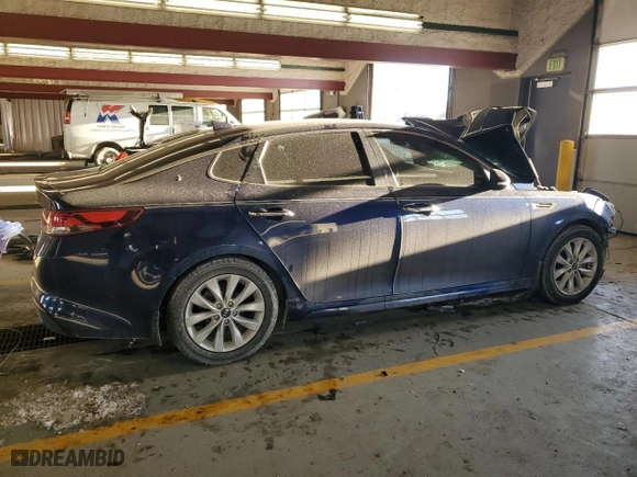 2018 Kia Optima S with VIN 5XXGT4L31JG202963, listed as a Copart auction lot 46091155 with 79,307 mi miles and Salvage Title. Bid and sale history available at carsss.com. Image 3.