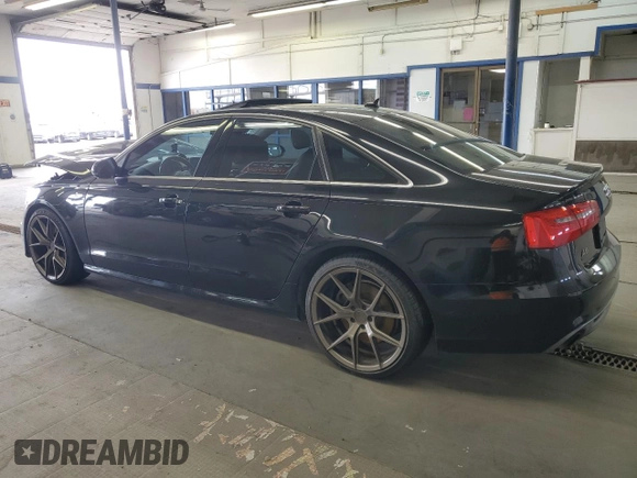 2013 Audi A6 Prestige with VIN WAUHGAFC5DN089463, listed as a Copart auction lot 57886495 with Not provided miles and Salvage title. Bid and sale history available at DreamBid. Image 2.