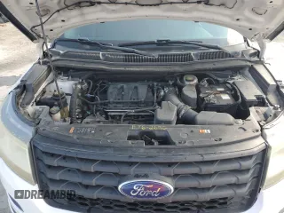 2016 Ford Utility Police Interceptor with VIN 1FM5K8AR4GGD30586, listed as a Copart auction lot 42431905 with 97,885 mi miles and Salvage Title. Bid and sale history available at carsss.com. Image 12.