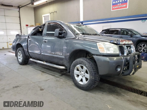 2006 Nissan Titan LE z VIN 1N6AA07B76N563080, wystawiony jako Copart lot #44999845 z przebiegiem 261 816 mil mil oraz Nie do naprawy • Non repairable. Historia ofert i sprzedaży dostępna na DreamBid. Obrazek 4.