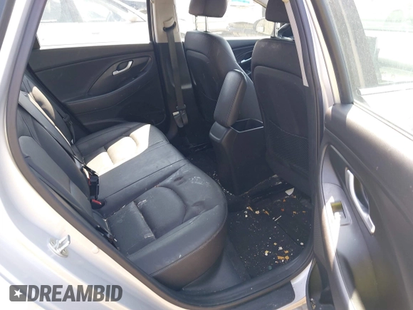 2019 Hyundai Elantra GT with VIN KMHH35LE8KU106251, listed as a IAAI auction lot 42015806 with 58,493 mi miles. Bid and sale history available at carsss.com. Image 8.