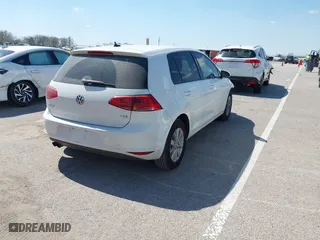 2015 Volkswagen Golf TSI SEL with VIN 3VW217AU9FM010318, listed as a IAAI auction lot 41895333 with 1 mi miles. Bid and sale history available at carsss.com. Image 4.