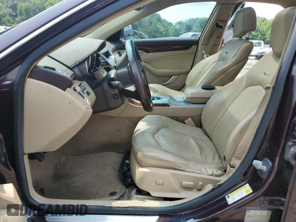 2009 Cadillac CTS AWD w/1SB with VIN 1G6DT57V490106958, listed as a Copart auction lot 64246244 with 0 mi miles and Salvage Title. Bid and sale history available at carsss.com. Image 7.