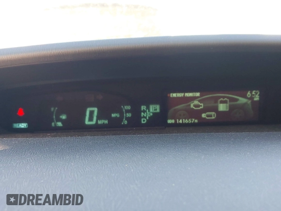 2012 Toyota Prius One with VIN JTDKN3DU2C1520448, listed as a IAAI auction lot 42108210 with 141,657 mi miles. Bid and sale history available at carsss.com. Image 7.