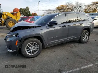 2024 Jeep Grand Cherokee Laredo z VIN 1C4RJKAG4R8916772, wystawiony jako Copart lot #76095864 z przebiegiem 8 970 mil mil oraz Szkoda całkowita • Salvage title. Historia ofert i sprzedaży dostępna na DreamBid. Obrazek 1.