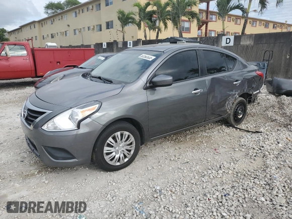 2018 Nissan Versa Sedan SV with VIN 3N1CN7AP9JL830731, listed as a Copart auction lot 52592835 with 137,102 mi miles and Salvage Title. Bid and sale history available at carsss.com. Image 1.