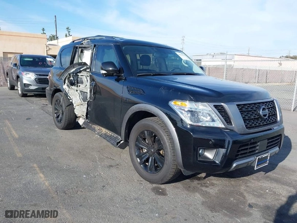 2019 Nissan Armada SL with VIN JN8AY2NDXK9089339, listed as a IAAI auction lot 41612979 with 39,562 mi miles. Bid and sale history available at carsss.com. Image 1.