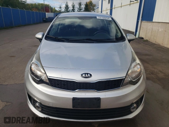 2017 Kia Rio EX with VIN KNADN4A38H6028265, listed as a Copart auction lot 74150254 with 164,584 mi miles and Salvage Title. Bid and sale history available at carsss.com. Image 5.