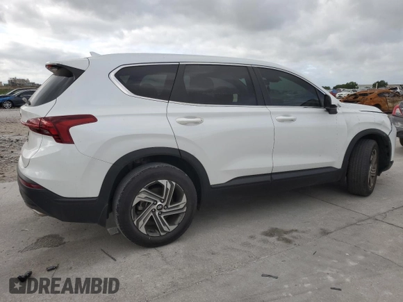2022 Hyundai Santa Fe SE z VIN 5NMS14AJ7NH435951, wystawiony jako Copart lot #57173405 z przebiegiem 33 360 mil mil oraz Szkoda całkowita • Salvage title. Historia ofert i sprzedaży dostępna na DreamBid. Obrazek 3.