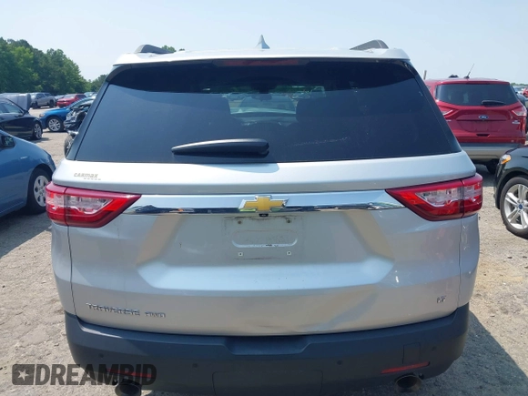 2020 Chevrolet Traverse LT Cloth with VIN 1GNEVGKW7LJ273511, listed as a IAAI auction lot 42366967 with 60,272 mi miles and . Bid and sale history available at DreamBid. Image 16.