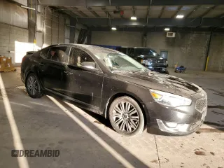 2014 Kia Cadenza Premium with VIN KNALN4D72E5132195, listed as a Copart auction lot 77370994 with 149,072 mi miles and Salvage Title. Bid and sale history available at carsss.com. Image 4.
