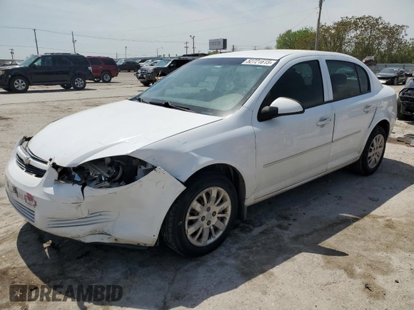 2010 Chevrolet Cobalt 1LT with VIN 1G1AD5F54A7218114, listed as a Copart auction lot 52721615 with 147,513 mi miles and Salvage Title. Bid and sale history available at DreamBid. Image 1.