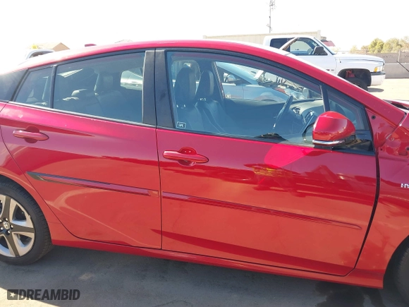 2019 Toyota Prius L Eco with VIN JTDKARFU1K3087249, listed as a IAAI auction lot 41583992 with 55,486 mi miles. Bid and sale history available at carsss.com. Image 13.