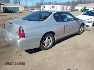 2004 Chevrolet Monte Carlo LS z VIN 2G1WW12E249243885, wystawiony jako IAAI lot #41835405 z przebiegiem 153 895 mil mil oraz . Historia ofert i sprzedaży dostępna na DreamBid. Obrazek 4.