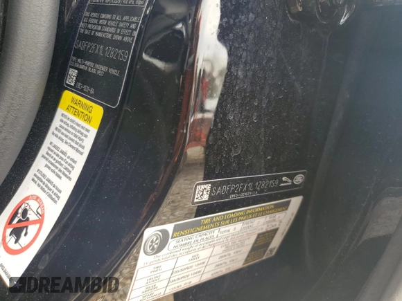 2020 Jaguar E-Pace SE z VIN SADFP2FX1L1Z82159, wystawiony jako Copart lot #47051425 z przebiegiem 61 465 mil mil oraz Szkoda całkowita • Salvage title. Historia ofert i sprzedaży dostępna na DreamBid. Obrazek 14.