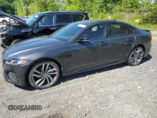 2024 Jaguar XF z VIN SAJB64FXXRCY94427, wystawiony jako Copart lot #57876855 z przebiegiem 5 885 mil mil oraz Szkoda całkowita • Salvage title. Historia ofert i sprzedaży dostępna na DreamBid. Obrazek 1.
