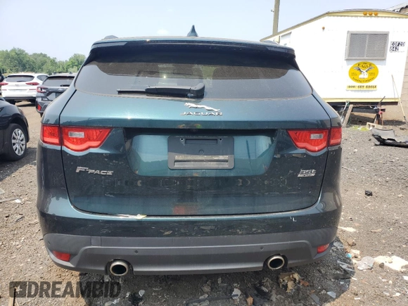 2017 Jaguar F-Pace 35t Prestige with VIN SADCK2BV5HA885091, listed as a Copart auction lot 59938185 with 70,648 mi miles and Salvage title. Bid and sale history available at DreamBid. Image 6.