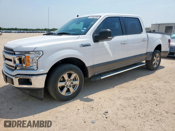 2020 Ford F-150 XL z VIN 1FTEW1CP2LKF02195, wystawiony jako Copart lot #57402265 z przebiegiem 50 022 mil mil oraz Szkoda całkowita • Salvage title. Historia ofert i sprzedaży dostępna na DreamBid. Obrazek 1.