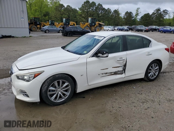 2015 Infiniti Q50 Premium with VIN JN1BV7AP0FM330725, listed as a Copart auction lot 51735085 with 189,480 mi miles and Clean Title. Bid and sale history available at carsss.com. Image 1.