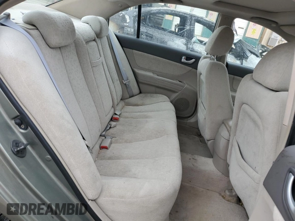 2007 Hyundai Sonata GLS with VIN 5NPET46C67H294247, listed as a Copart auction lot 54448745 with 217,280 mi miles and Clean Title. Bid and sale history available at DreamBid. Image 10.