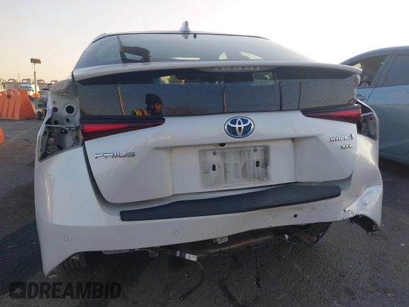 2022 Toyota Prius L Eco with VIN JTDKAMFU1N3181302, listed as a IAAI auction lot 41412650 with 92,397 mi miles and . Bid and sale history available at DreamBid. Image 6.