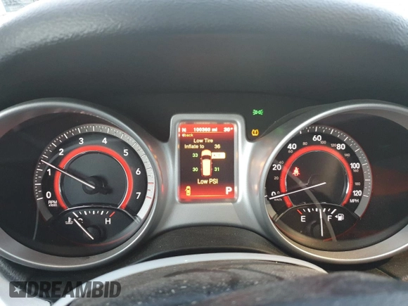 2018 Dodge Journey SXT with VIN 3C4PDDBG4JT348151, listed as a Copart auction lot 83472674 with 100,360 mi miles and Salvage title. Bid and sale history available at DreamBid. Image 9.