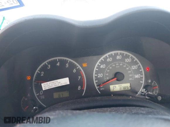 2013 Toyota Corolla L with VIN 5YFBU4EE4DP171631, listed as a IAAI auction lot 42185923 with 87,892 mi miles and . Bid and sale history available at DreamBid. Image 7.