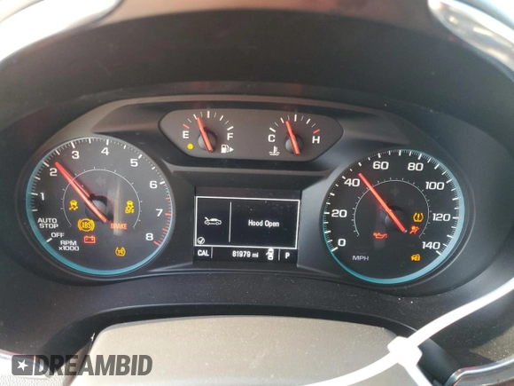 2018 Chevrolet Malibu LT with VIN 1G1ZD5ST6JF185355, listed as a Copart auction lot 52576155 with 81,979 mi miles and Salvage Title. Bid and sale history available at DreamBid. Image 9.