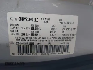 2008 Dodge Grand Caravan SE z VIN 2D8HN44H98R116389, wystawiony jako IAAI lot #42228749 z przebiegiem 187 378 mil mil oraz . Historia ofert i sprzedaży dostępna na DreamBid. Obrazek 9.
