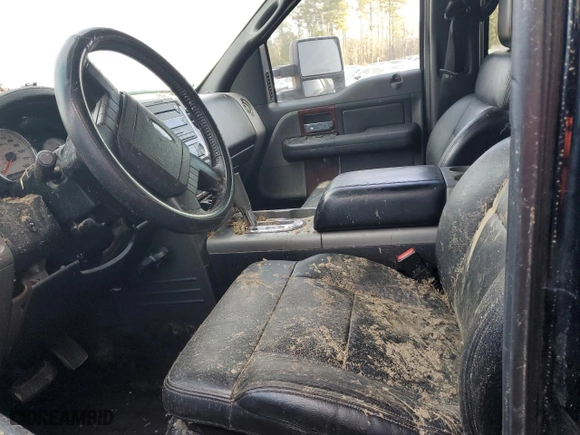 2008 Ford F-150 XLT with VIN 1FTPW14V18KF04145, listed as a Copart auction lot 45287865 with 163,572 mi miles and Salvage Title. Bid and sale history available at carsss.com. Image 7.