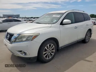 2015 Nissan Pathfinder Platinum with VIN 5N1AR2MN5FC651154, listed as a Copart auction lot 57486925 with 182,703 mi miles and Salvage title. Bid and sale history available at DreamBid. Image 1.