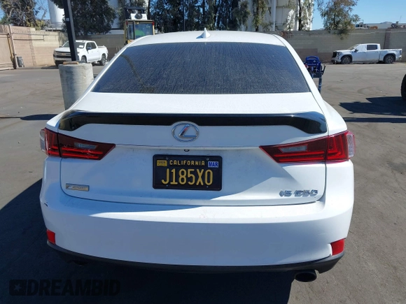 2015 Lexus IS 250 with VIN JTHBF1D23F5069302, listed as a IAAI auction lot 41601465 with 64,355 mi miles and . Bid and sale history available at DreamBid. Image 17.