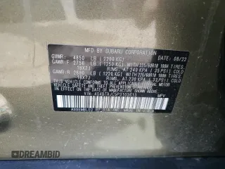 2023 Subaru Outback Onyx with VIN 4S4BTAJC5P3103613, listed as a Copart auction lot 54275675 with 50,500 mi miles and Salvage title. Bid and sale history available at DreamBid. Image 13.