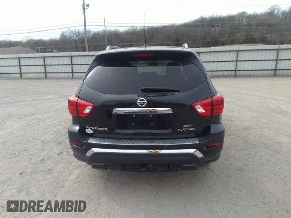 2017 Nissan Pathfinder Platinum with VIN 5N1DR2MM4HC613468, listed as a IAAI auction lot 41790510 with 99,684 mi miles and . Bid and sale history available at DreamBid. Image 16.