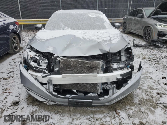 2020 Honda Civic Sedan LX with VIN 2HGFC2F63LH557530, listed as a Copart auction lot 46026685 with 47,272 mi miles and Salvage Title. Bid and sale history available at carsss.com. Image 5.