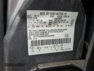 2014 Ford F-250 XL with VIN 1FT7W2B60EEA33908, listed as a Copart auction lot 54752765 with 215,428 mi miles and Salvage title. Bid and sale history available at DreamBid. Image 12.