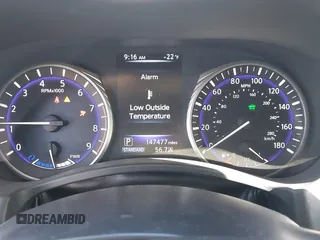 2014 Infiniti Q50 Hybrid Sport with VIN JN1AV7AP0EM691057, listed as a IAAI auction lot 41836162 with 147,477 mi miles and . Bid and sale history available at DreamBid. Image 7.