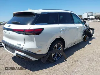 2024 Infiniti QX60 Luxe with VIN 5N1DL1FS0RC338206, listed as a IAAI auction lot 42236710 with 17,837 mi miles and . Bid and sale history available at DreamBid. Image 4.