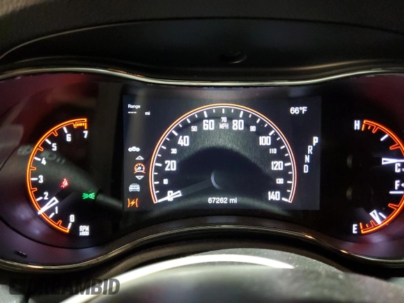2018 Dodge Durango GT with VIN 1C4RDJDG5JC497197, listed as a Copart auction lot 54826695 with 67,262 mi miles and Salvage Title. Bid and sale history available at DreamBid. Image 9.